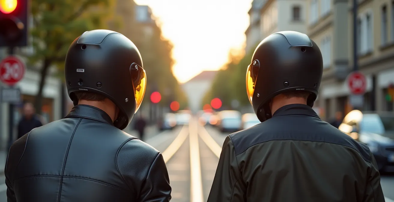 Vergleich der Beweglichkeit zwischen Rennkombi und Stadtausrüstung