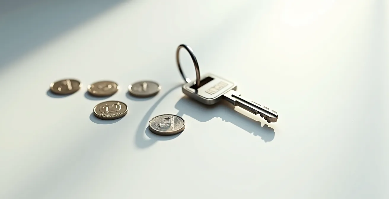 Abstraktes Konzeptbild zum Thema Wertverlust beim Motorradkauf